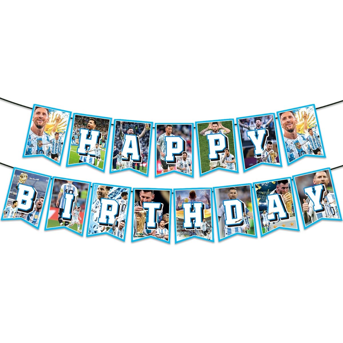 Football Star Banner Swirl