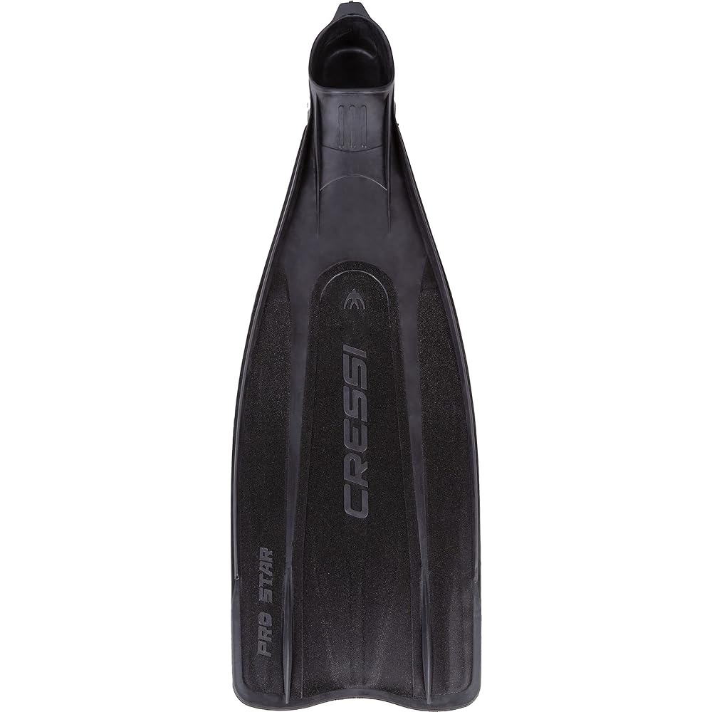 CRESSI Scuba Freediving Snorkeling Fin [PRO STAR] Lightweight Long Blade Full Foot [Genuine Product]