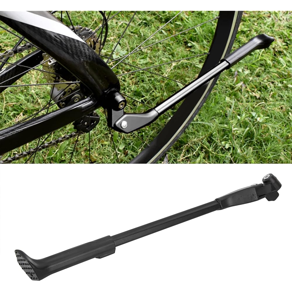 BRDI Road Bike Kickstand, Strong and Durable Bike Kickstand Adjustable with Anti-Slip Pad for Folding Bike, for Mountain Bike Road Bike