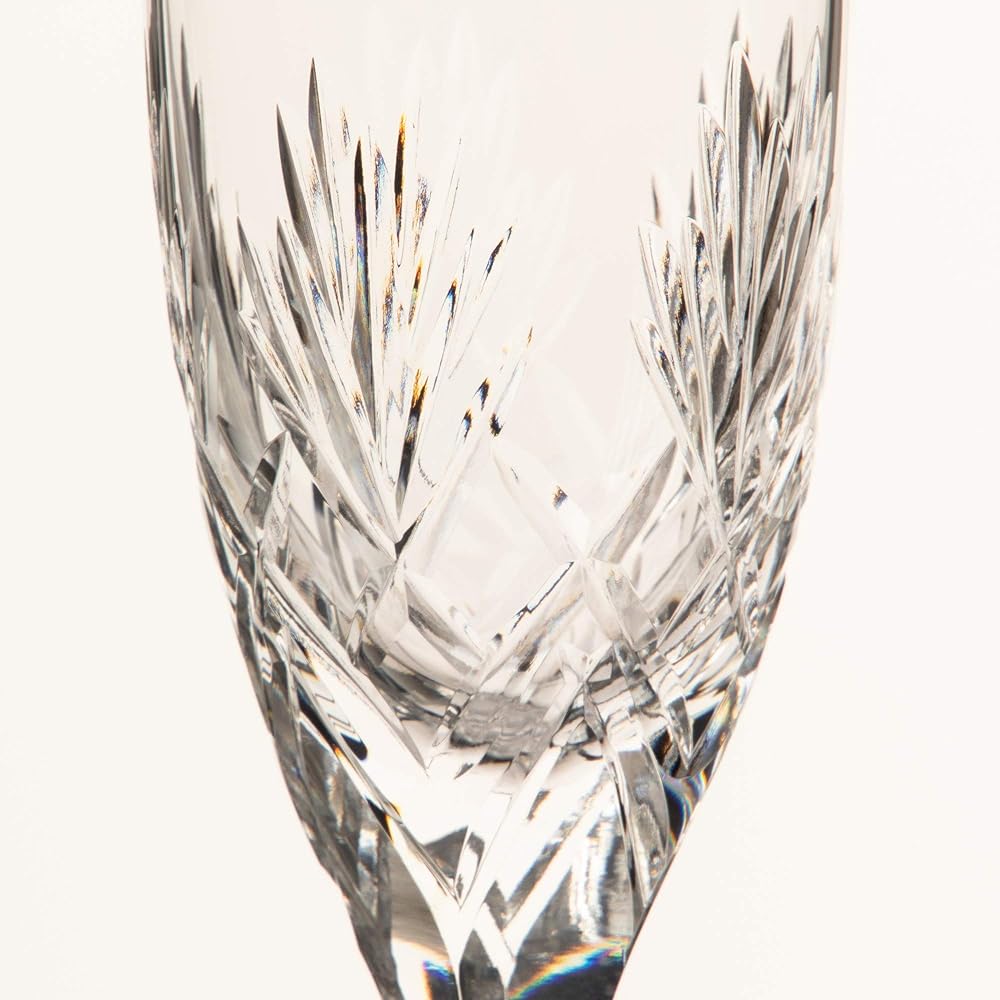 Kagami Crystal Pair Champagne Glass Bonnard Clear 180cc KWP250-2532