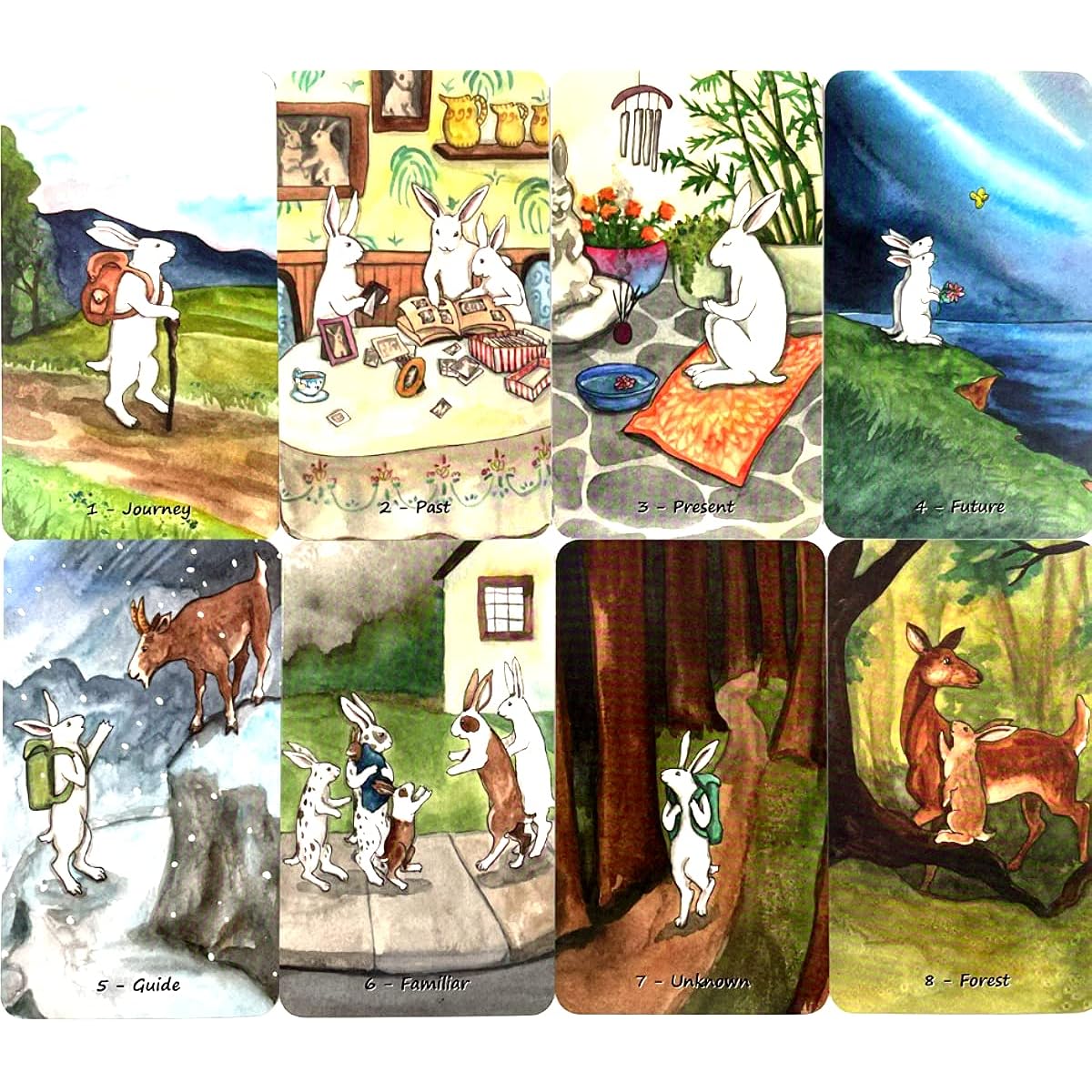 Oracle Cards Japanese Edition Fortune Telling [Rabbit Oracle Cards Deluxe Japanese Edition Rabit Oracle Deluxe Deck] Japanese Instruction Manual Included