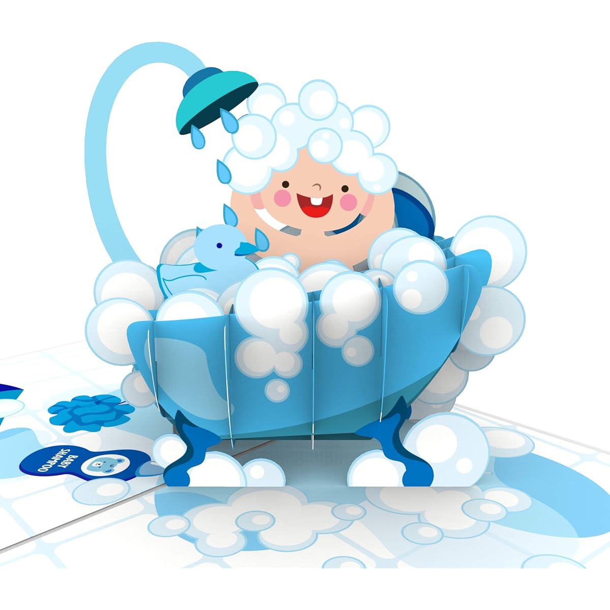 Unipop Cards Baby Shower Boy Pop Up Card Congratulations Pop Up Card Happy Birthday Card
