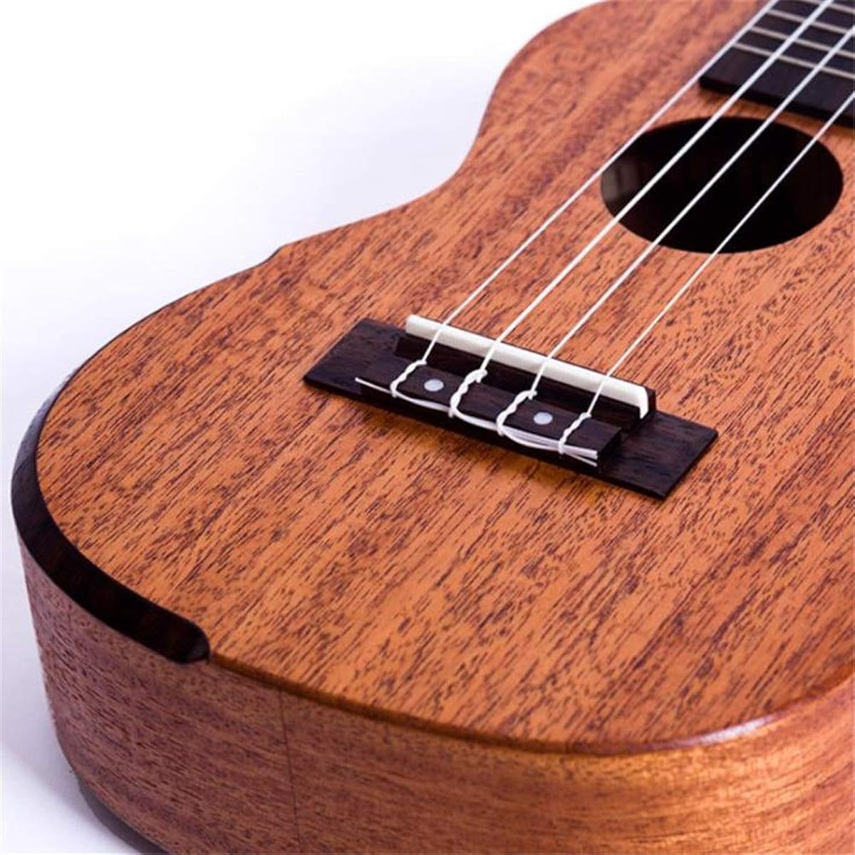 Ukulele Mahogany Wood Uke Hawaii Kids Guitar 23 Inch Concert Ukulele with Gig Bag for Kids Students Beginner Music (Color: Wood, Size: 23 inches)