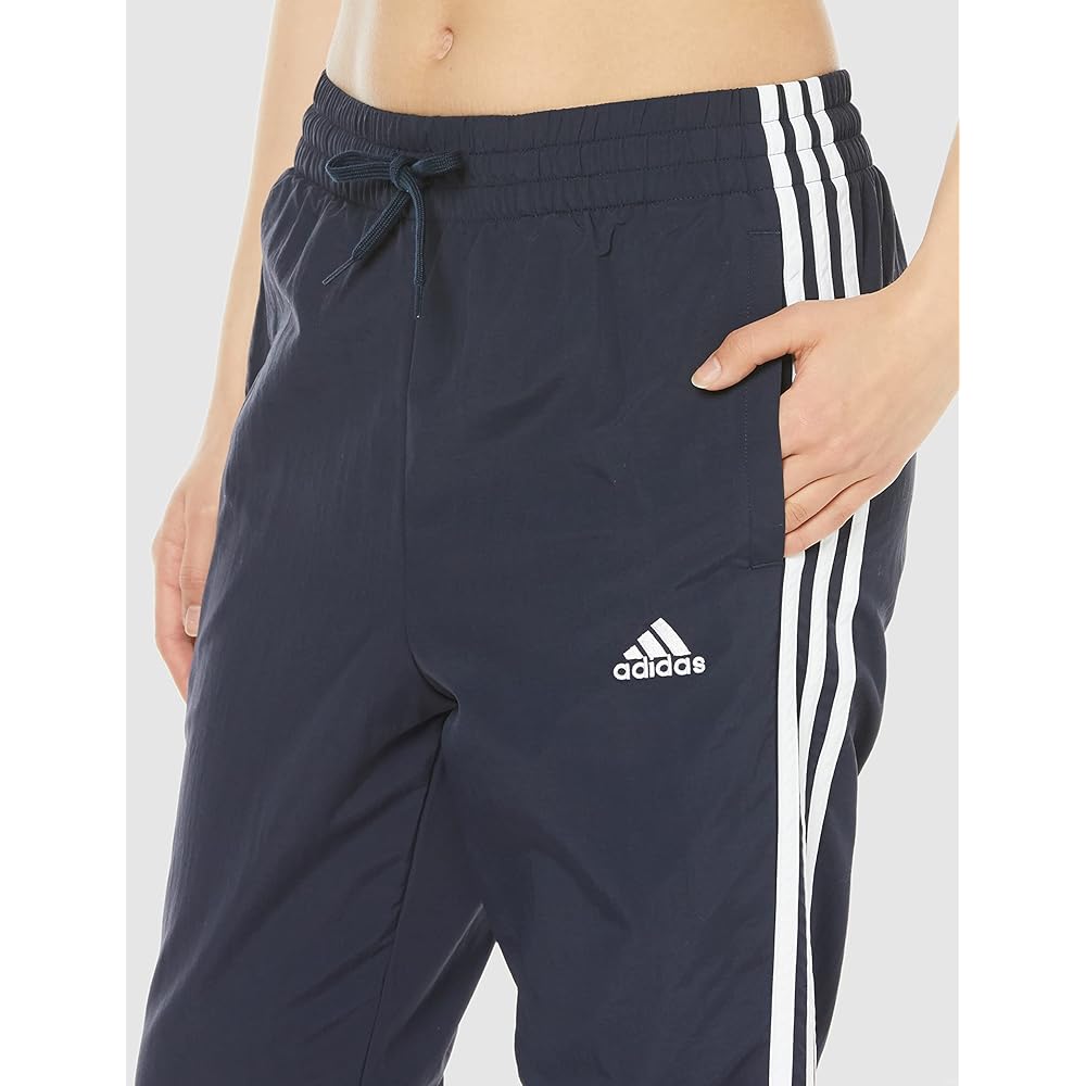 [Adidas] Long Pants Essentials 3 Stripes Woven 7/8 Length Pants ETT59 Women's