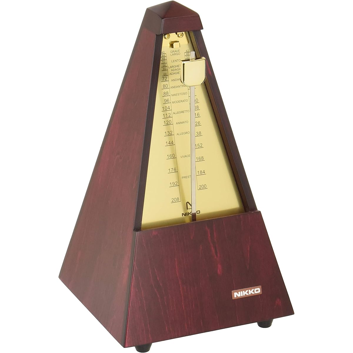 Nikko Metronome Wooden Regular Gold 104