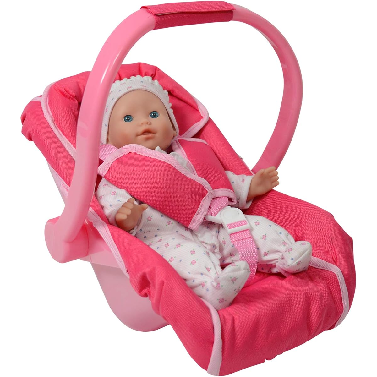 Unicorn Baby Doll Car Seat Diaper Bag for Dolls - Best Baby Doll Accessories for Travel (Car Seat)