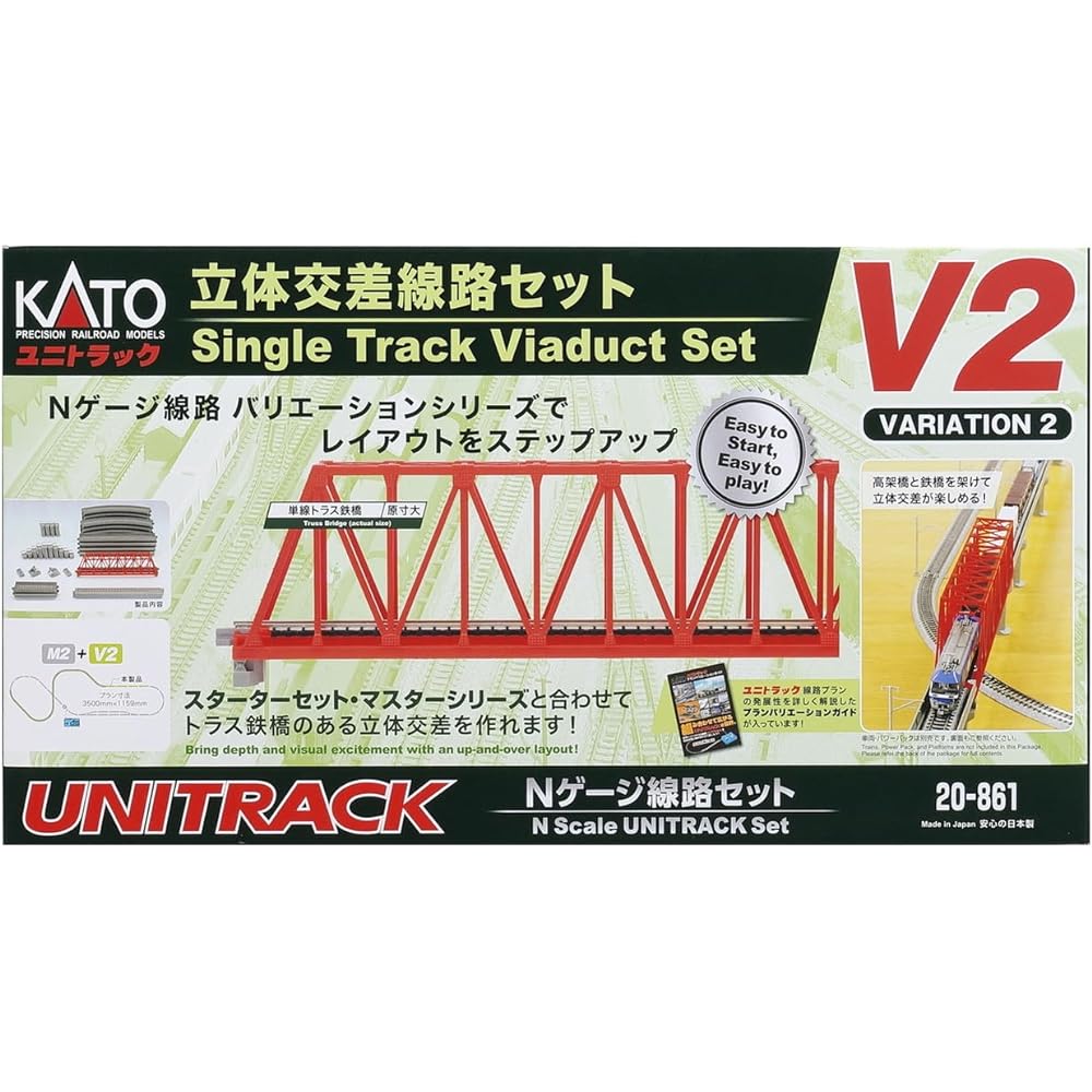KATO N Gauge Inner Double Track Endless Set V2 20-861 Railway Model Rail Set