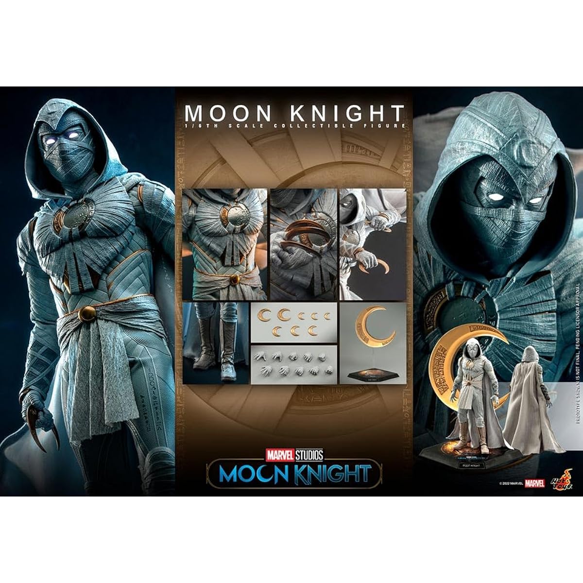 Hot Toys Moon Knight Masterpiece Figure 1/6 Moon Knight 29cm, HOT910849