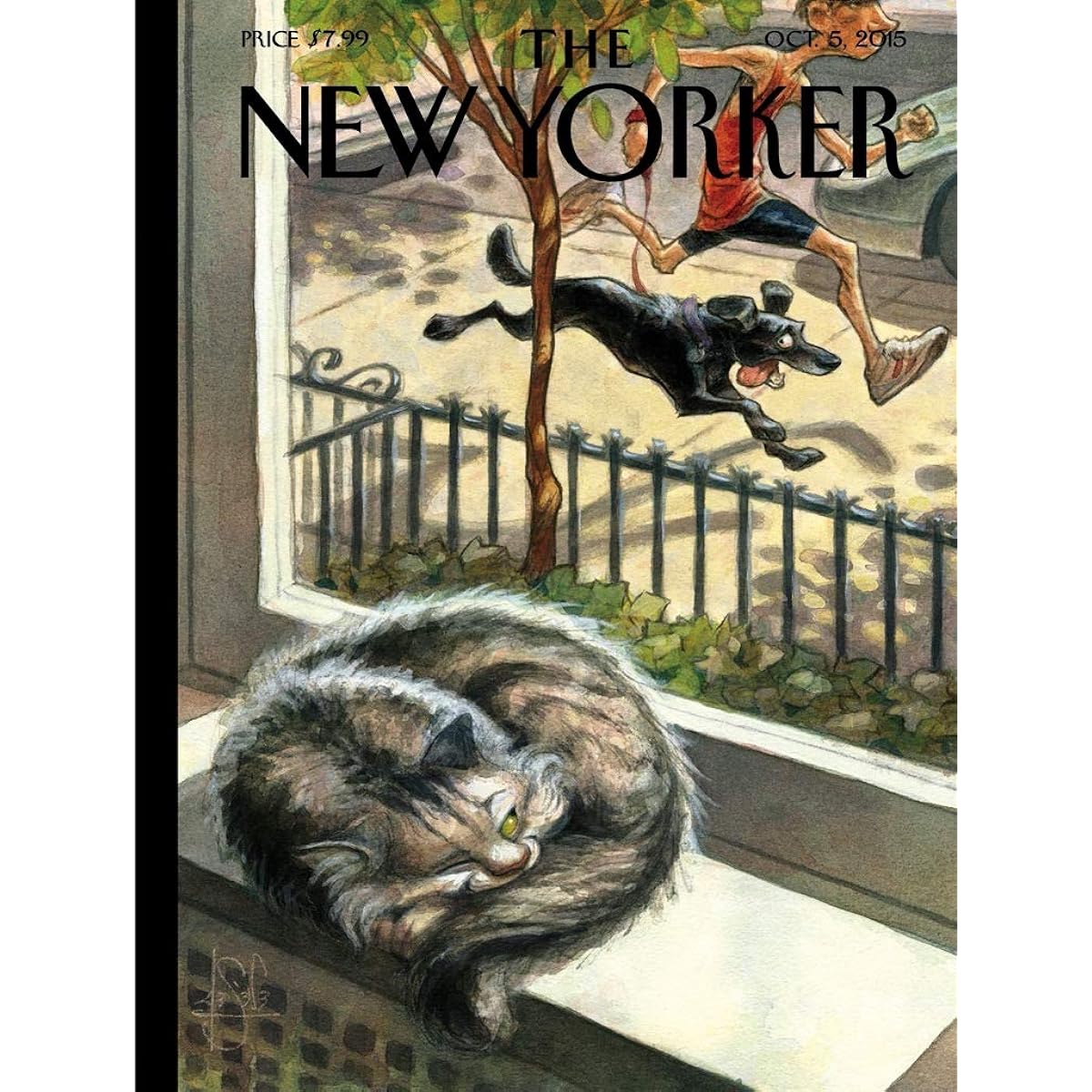 New York Puzzle Company - New Yorker Let Sleeping Cats Lie - 500 Piece Jigsaw Puzzle