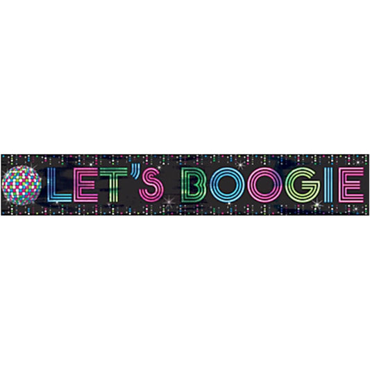(1, Original Packaging) - Amscan 7.6 m 70s Disco Foil Banner