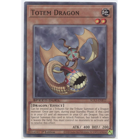 Totem Dragon - SGX3-ENB12 - Common - 1st Edition.