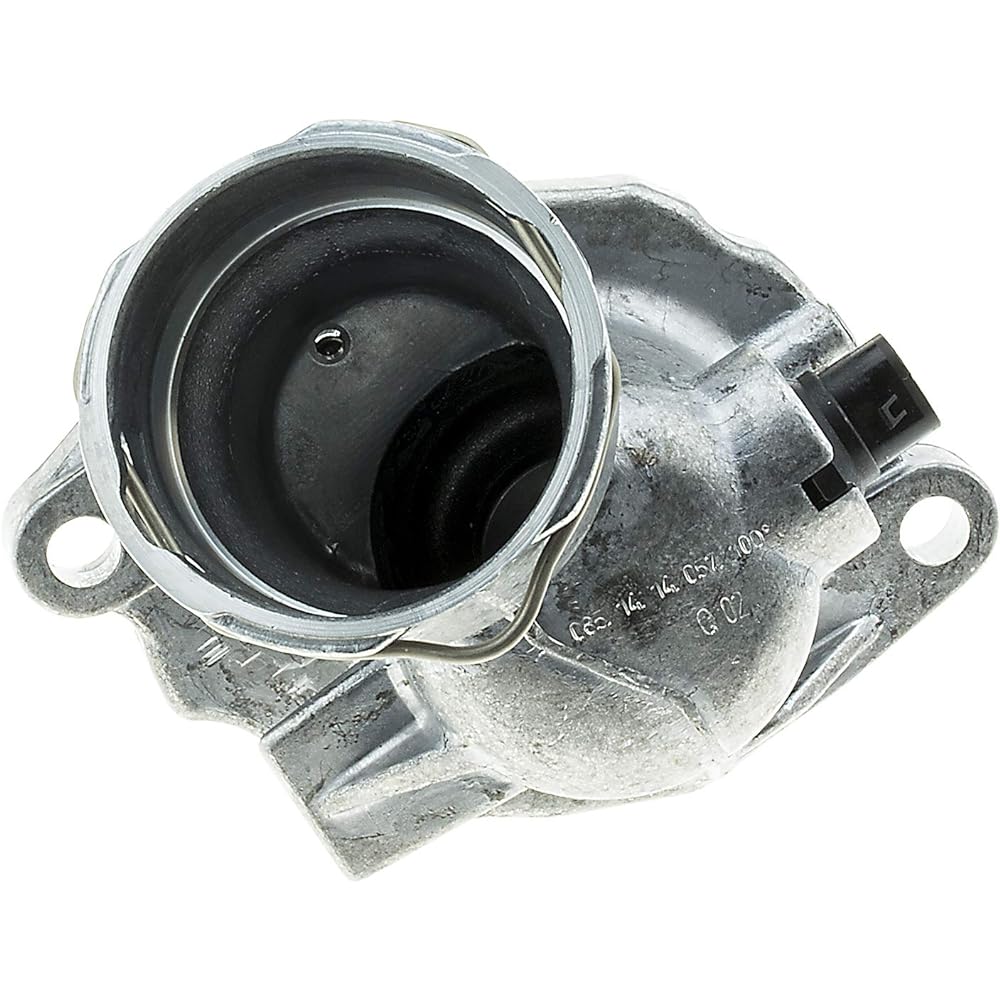 MotoRad 668-212 Integrated Housing Thermostat - 212 Degrees | Compatible with: Mercedes-Benz C230, C250, C280, C300, C350, CLK350, CLK350, CLK350, CLK350, ML450, R350, S400, SLK280, SLK300, SLK350.