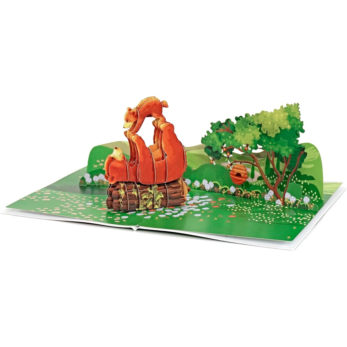 CUTPOPUP Bear, Mother's Day Card Popup, 3D Birthday Greeting Card, Mother's Day Card, Women, Mom, Wife, Grandma, Daughter (Bear)