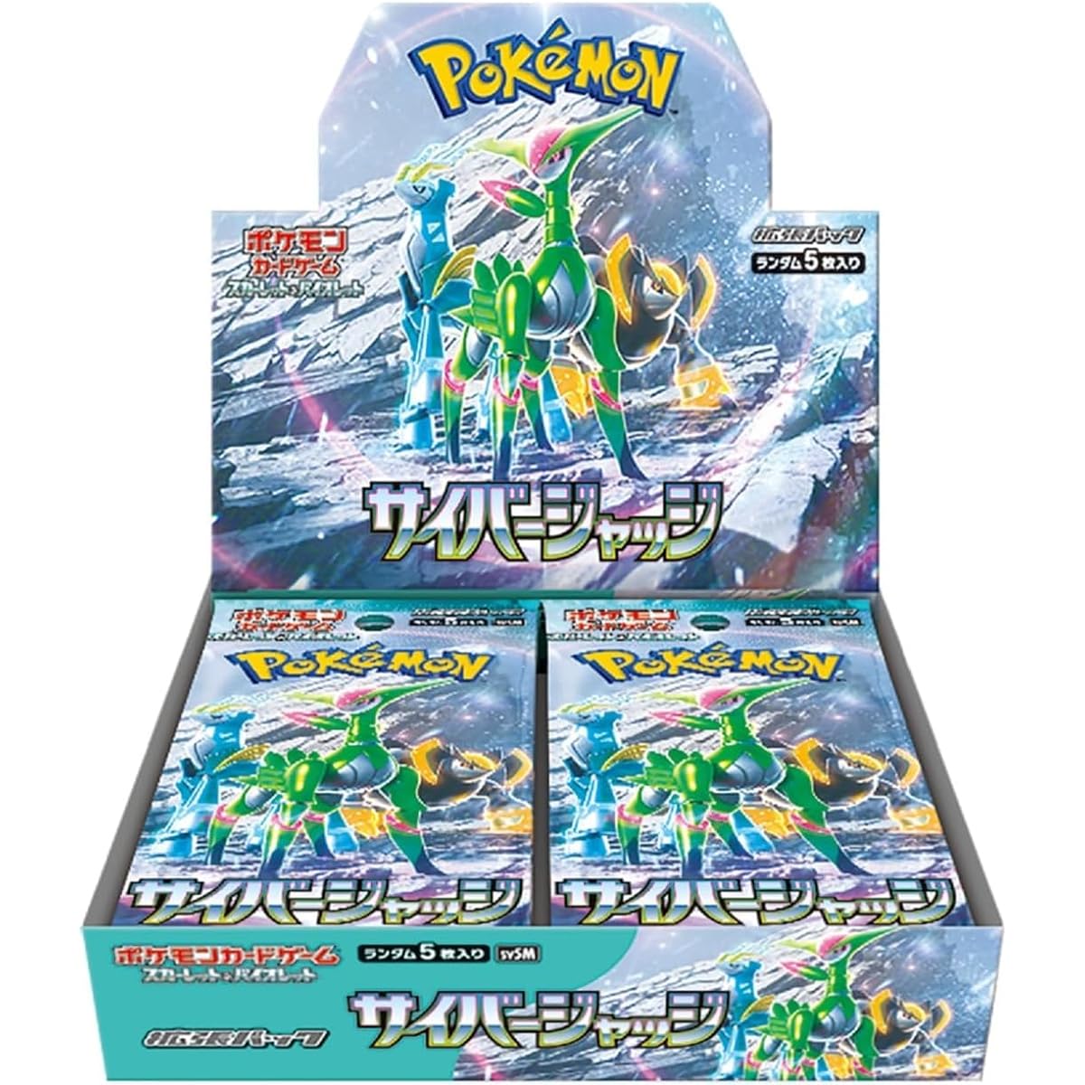 [Unopened with shrink wrap] Pokemon Card Game Scarlet & Violet Expansion Pack Cyber Judge BOX [Buy 12 BOXes to get an unopened carton]