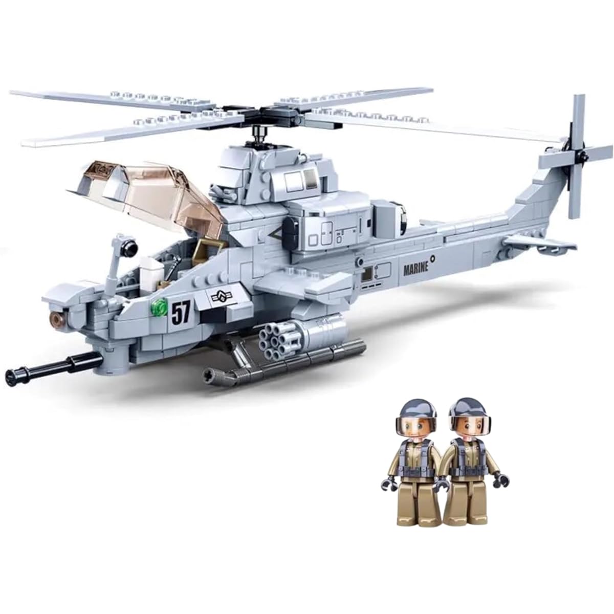 General Jim's AH-1Z Viper Attack Helicopter Building Block Set