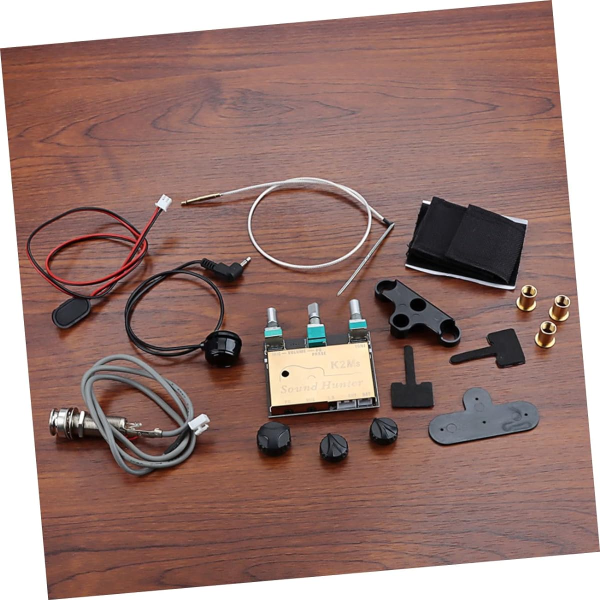 SWOOMEY 1 Set Guitar Sound Hole Pickup Violin Preamp Pickup Ukulele Sound Pickup Banjo Mic Transducer Guitar Bridge Pickup