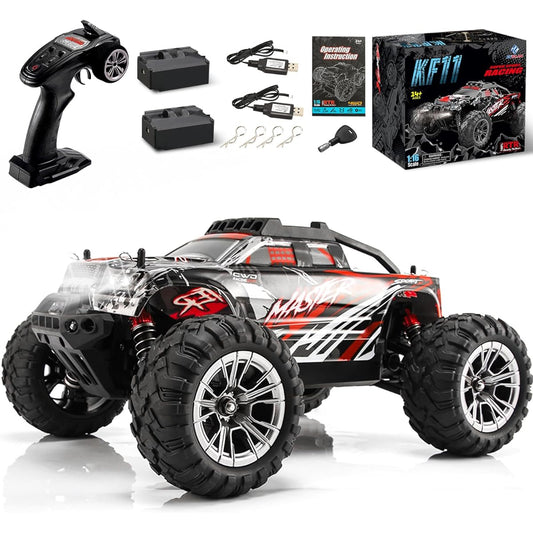FUUY Remote Control Car 1:16 High Speed RC Car for Adults 42KM/H High Speed 4WD RC Car with 2 Batteries Off-Road Waterproof RC Truck for Adults Youth Ages 14+ All Terrain Hobby Toy Car