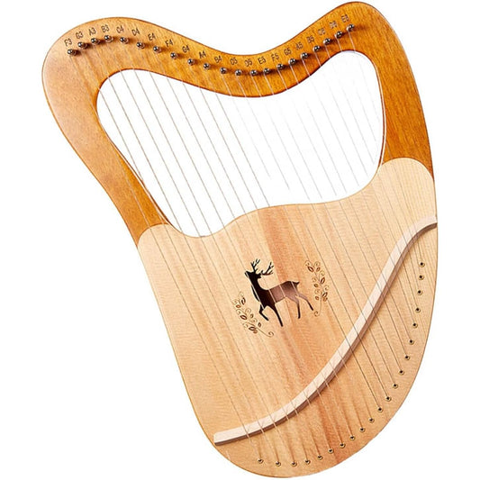 WowZza Harp 21 String Harp Plyer Portable Wooden Mini Instrument for Beginners