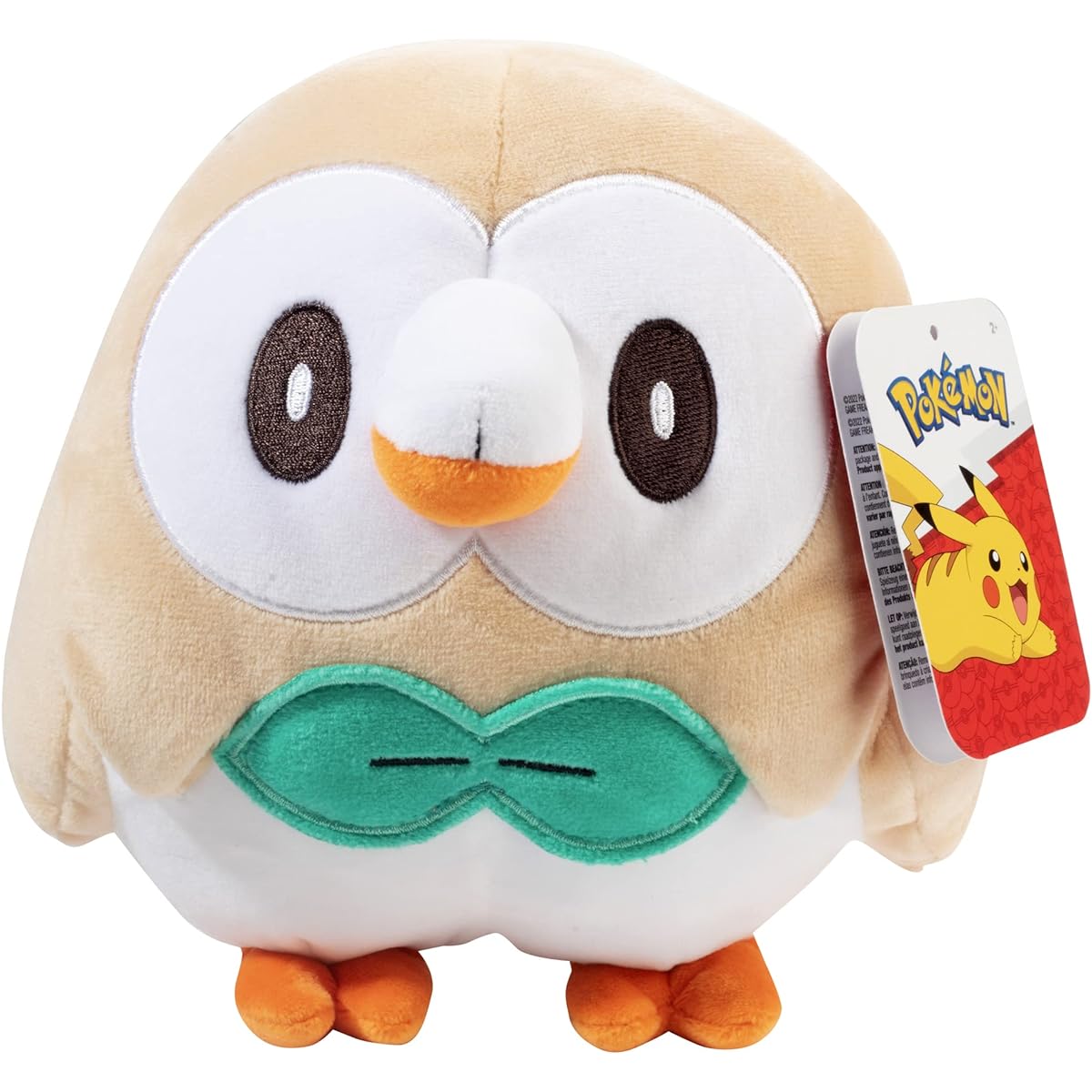 Pokémon Legends: Arceus Rowlet 8" Plush Stuffed Animal Toy - Officially Licensed - Great Gift for Kids