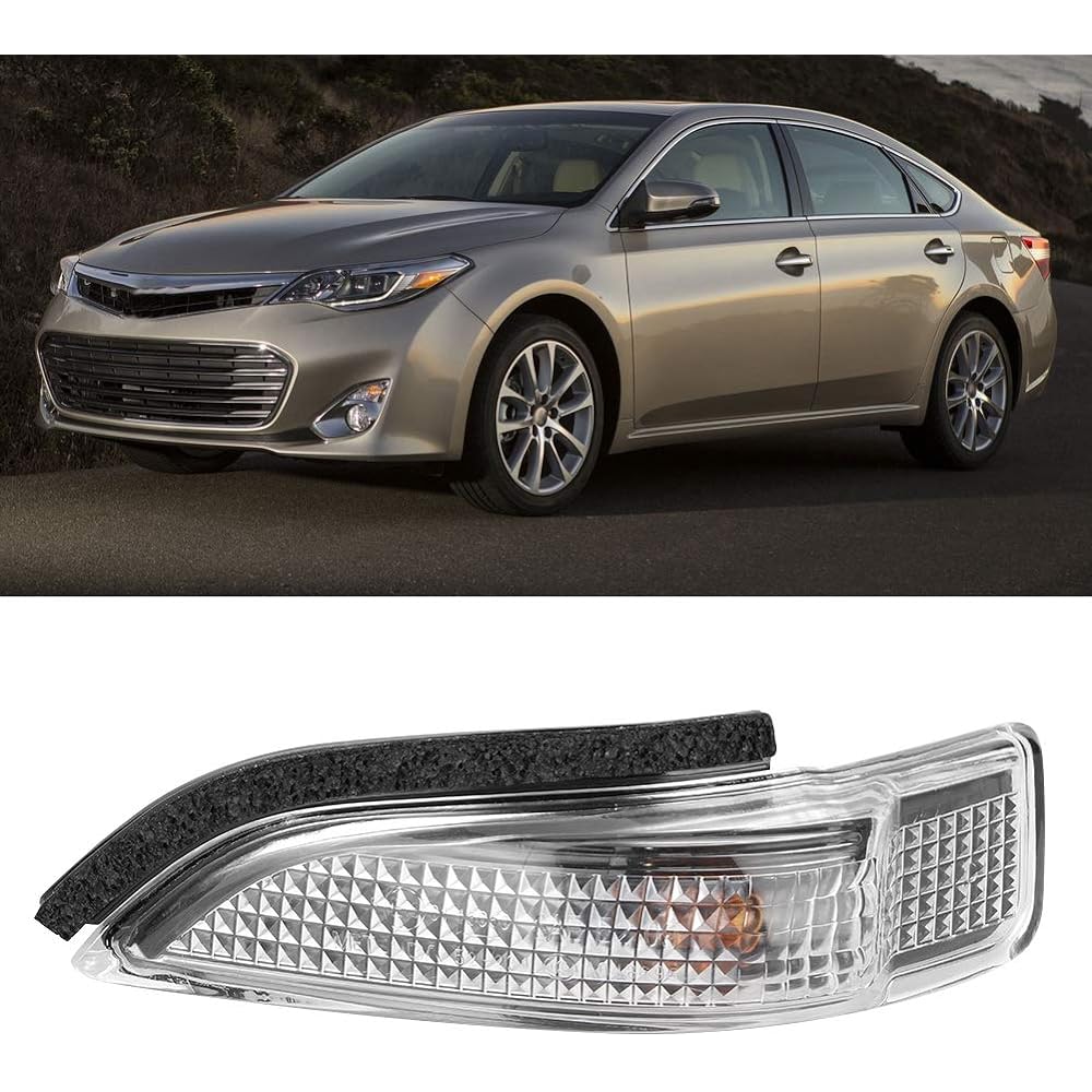 Turn Signal Light Left Back Turn Signal Indicator Light Mirror Lamp 81740-52050 for Corolla Avalon Prius C