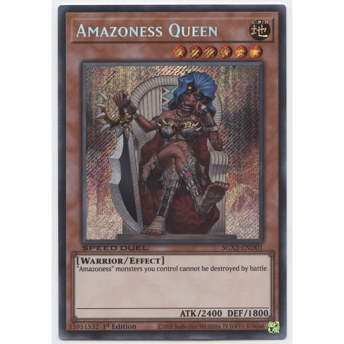 ess Queen - SGX3-END01 - Secret Rare - 1st Edition.