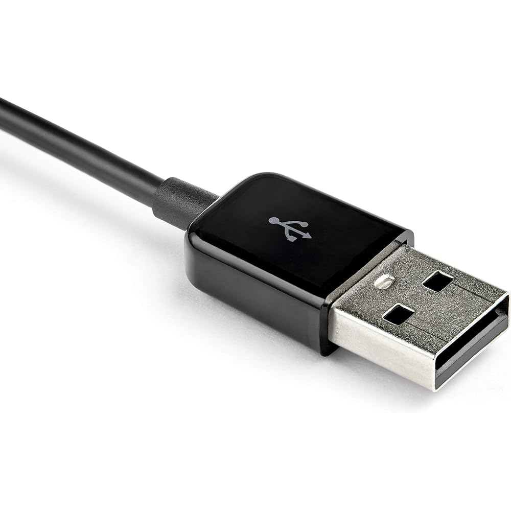 StarTech.com VGA to HDMI Converter Adapter Cable 2m USB Audio Compatible 1920x1080 Analog RGB to HDMI Converter VGA2HDMM2M