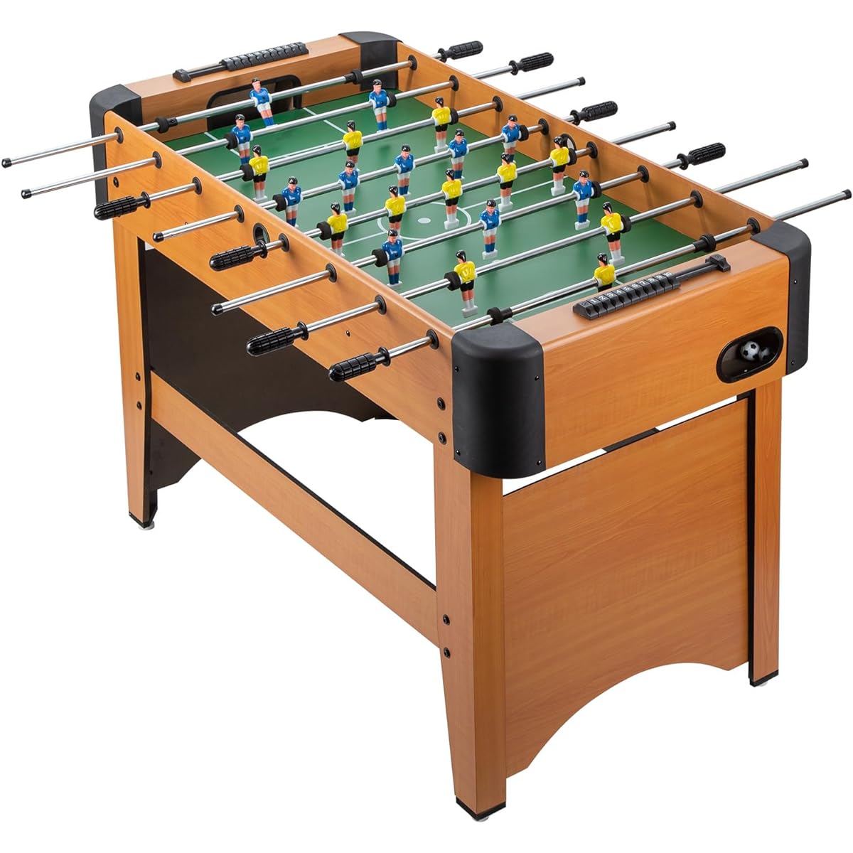 Foosball Table Game 48" Soccer Tabletop Standard Size Tabletop Player Rods Bead Style Scoring