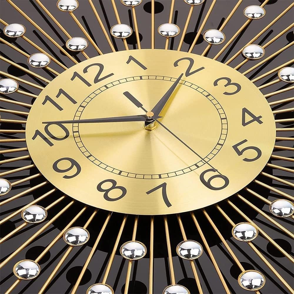Large Wall Clock Wall Clock Stylish Wall Clock Hook and Wall Clock Quiet Cute Scandinavian Interior Simple Modern Bedroom Living Room Office Room Decoration Gift Diameter -60cm