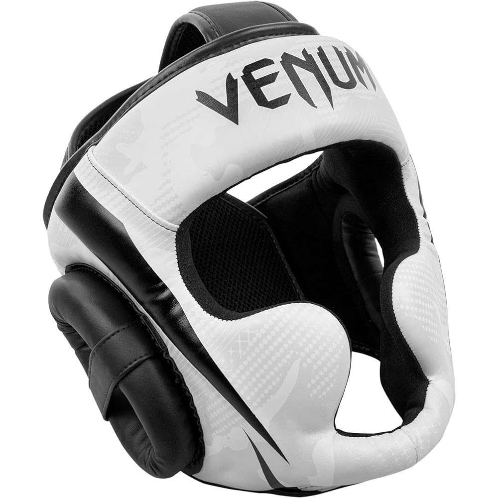 VENUM head guard Elite Headgear (white x camo)