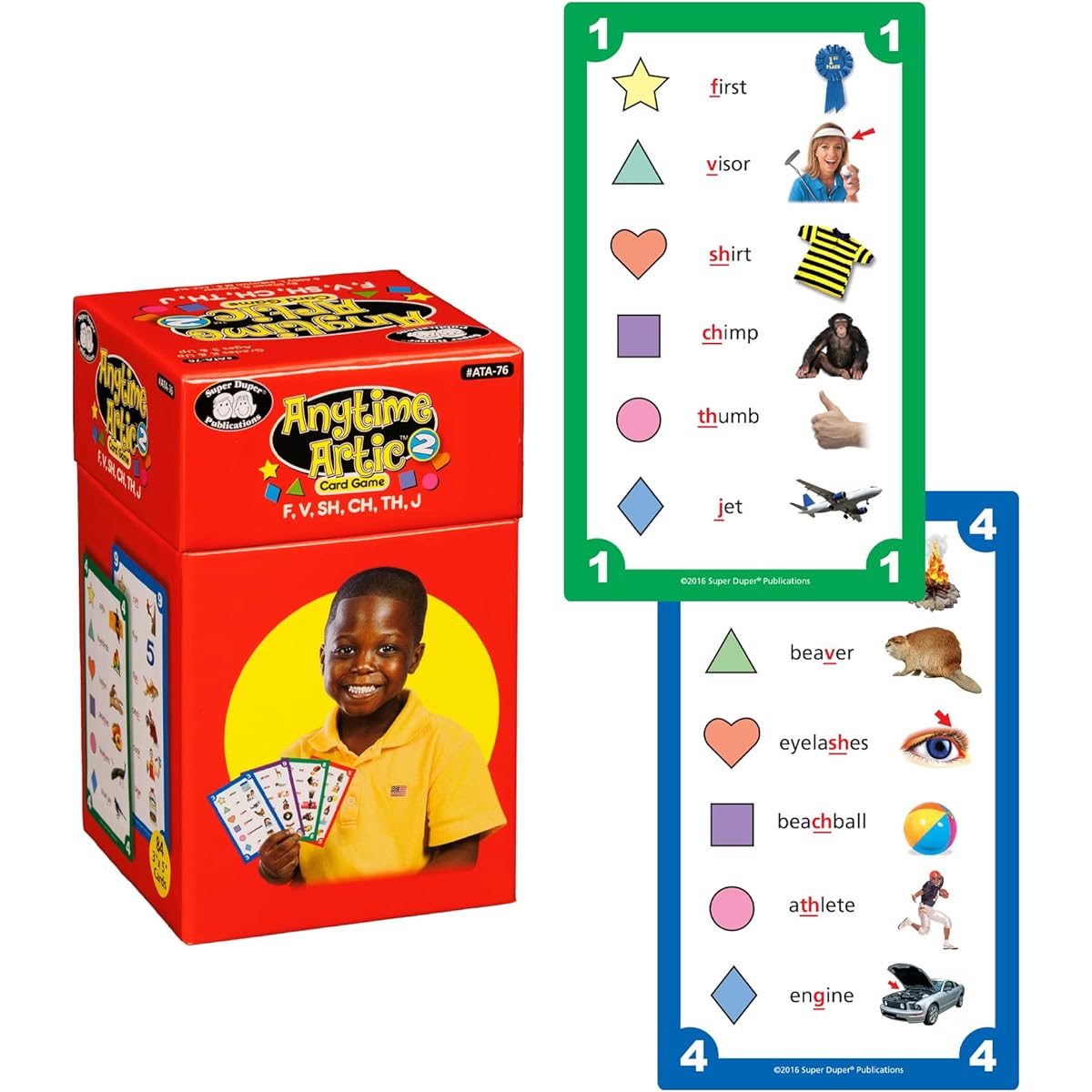 Super Duper Publications | Anytime Articulation Flash Card Game Combo (Sets 1, 2, 3) | Speech Therapy - Articulation Card Games | Educational Learning Resources for Kids