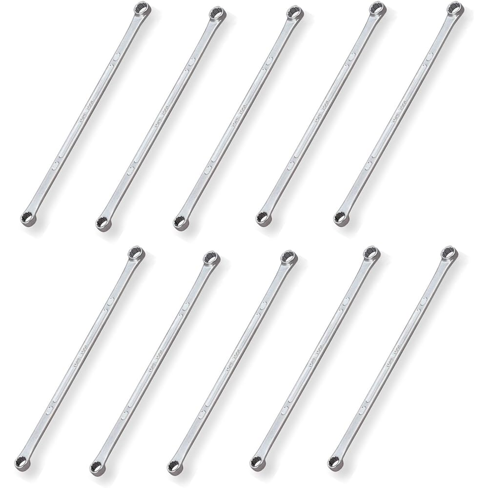 TONE Super Long Box Wrench (Straight) M05-1214-10S Width across flats 12 x 14 mm 10 pieces
