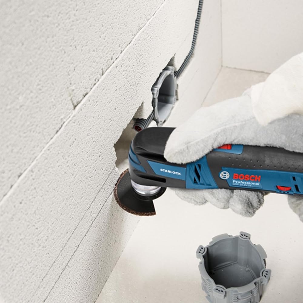 Bosch Professional 10.8V Cordless Multi Tool (Cut and Sew) (1 2.0Ah battery, charger, carrying case included) GMF10.8V-28