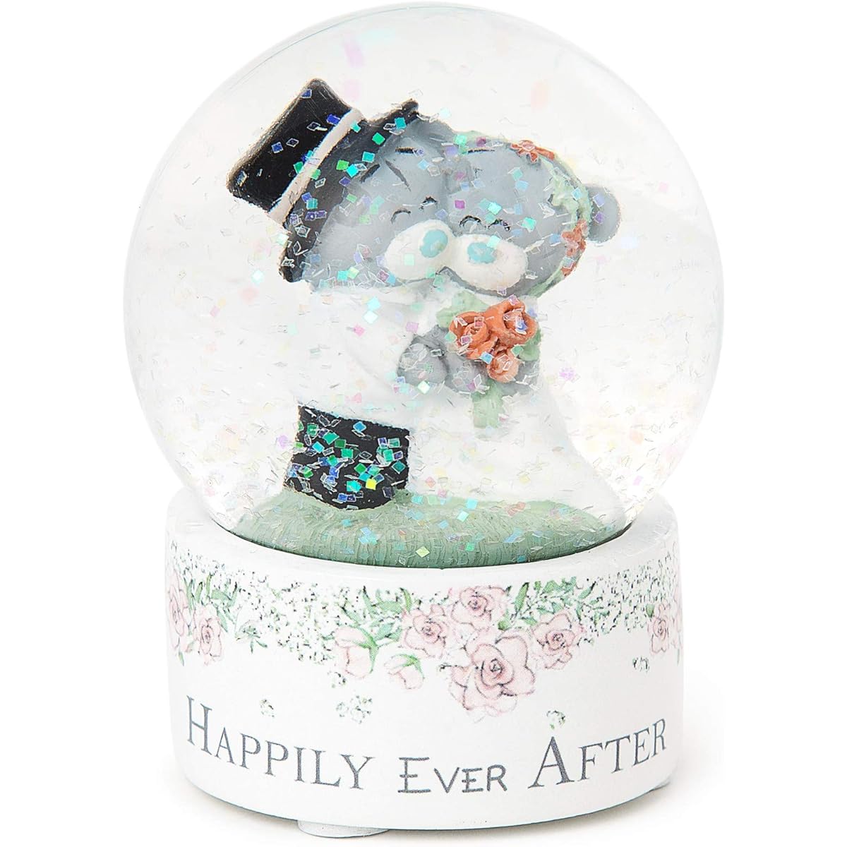 Me To You Tatty Teddy 'Happily Ever After' Wedding Snow Globe