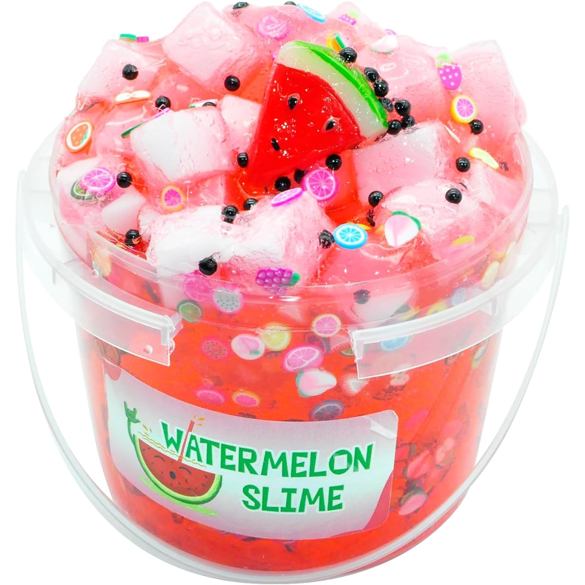 Red Jelly Cube Slime, Soft Jelly Clay Slime, Sugar Blitz for Girls and Boys, Red Conton Candy Slime Kit, Party Favors