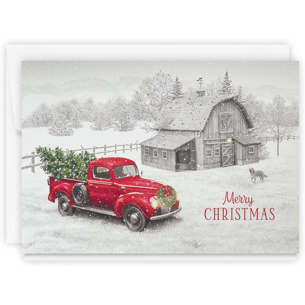 The Gallery Collection - (25) Business Christmas Cards with Foil (Christmas Pickup)