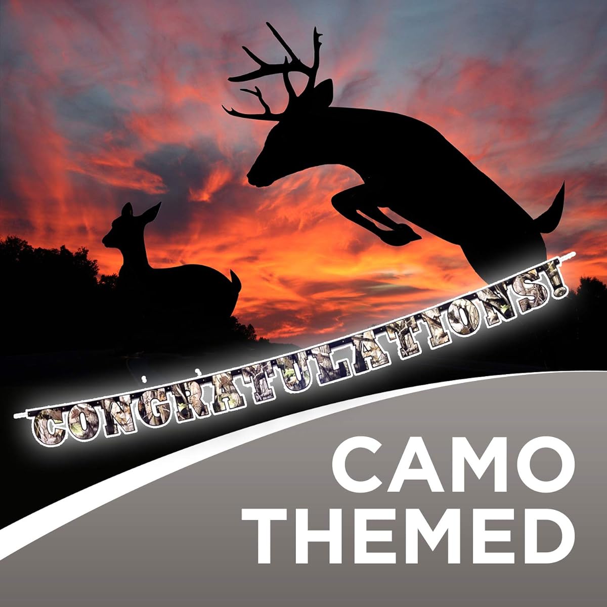 Next Camo 9 Ft. Congratulations Banner by Havercamp