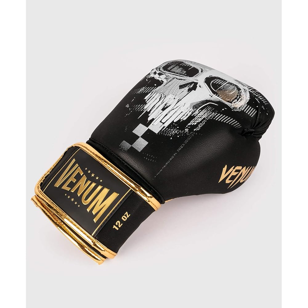 VENUM Boxing Gloves Skull Boxing gloves Black VENUM-04035-001 // Sparring Gloves Boxing Kickboxing Martial Arts