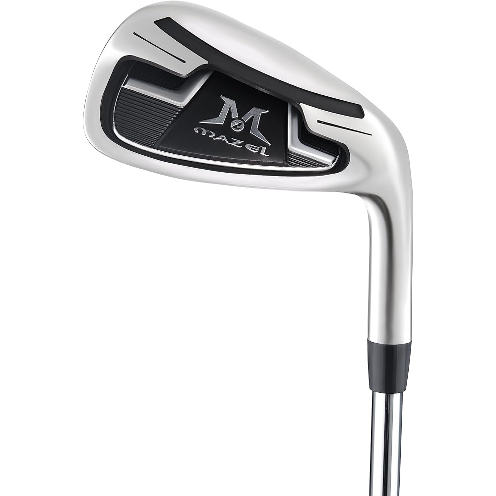 MAZEL Golf Club Iron Steel Shaft Single Item (Count: 1,2,3,4,5,6,7,8,9,PW,SW) Men's Right Hand Without Bag/Club Only