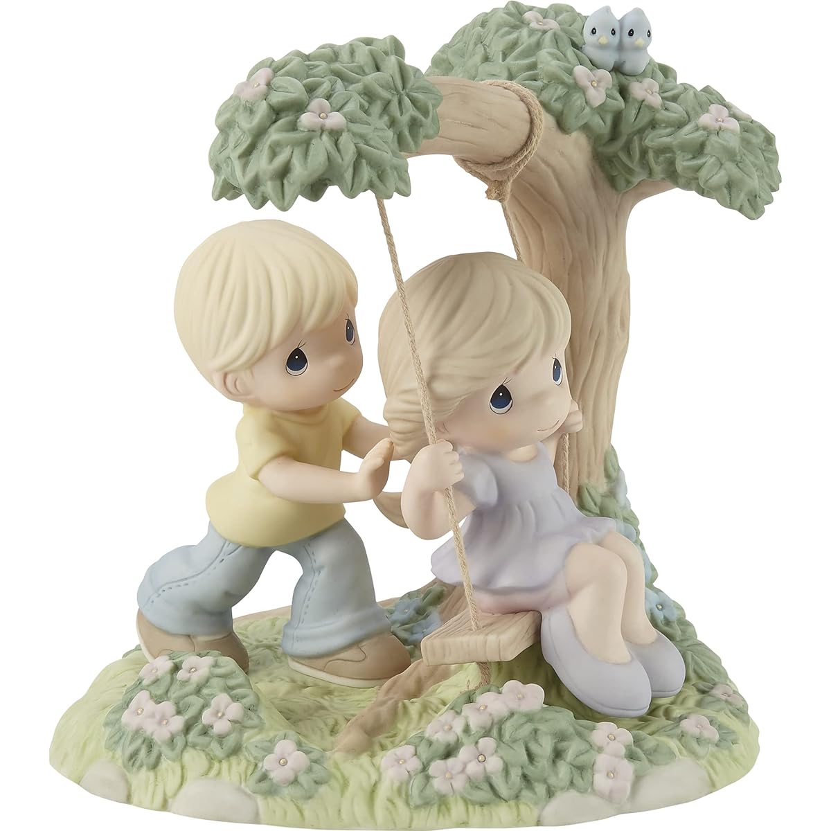 Ltd Ed Boy Pushing Girl On Swing Figure