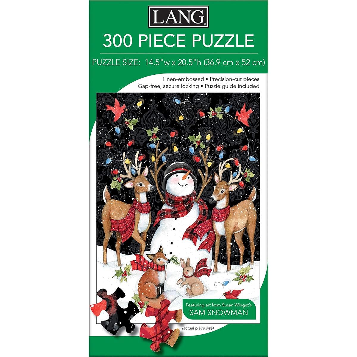 Lang Snowlights Puzzle - 300 Pieces (5040122) Multicolor