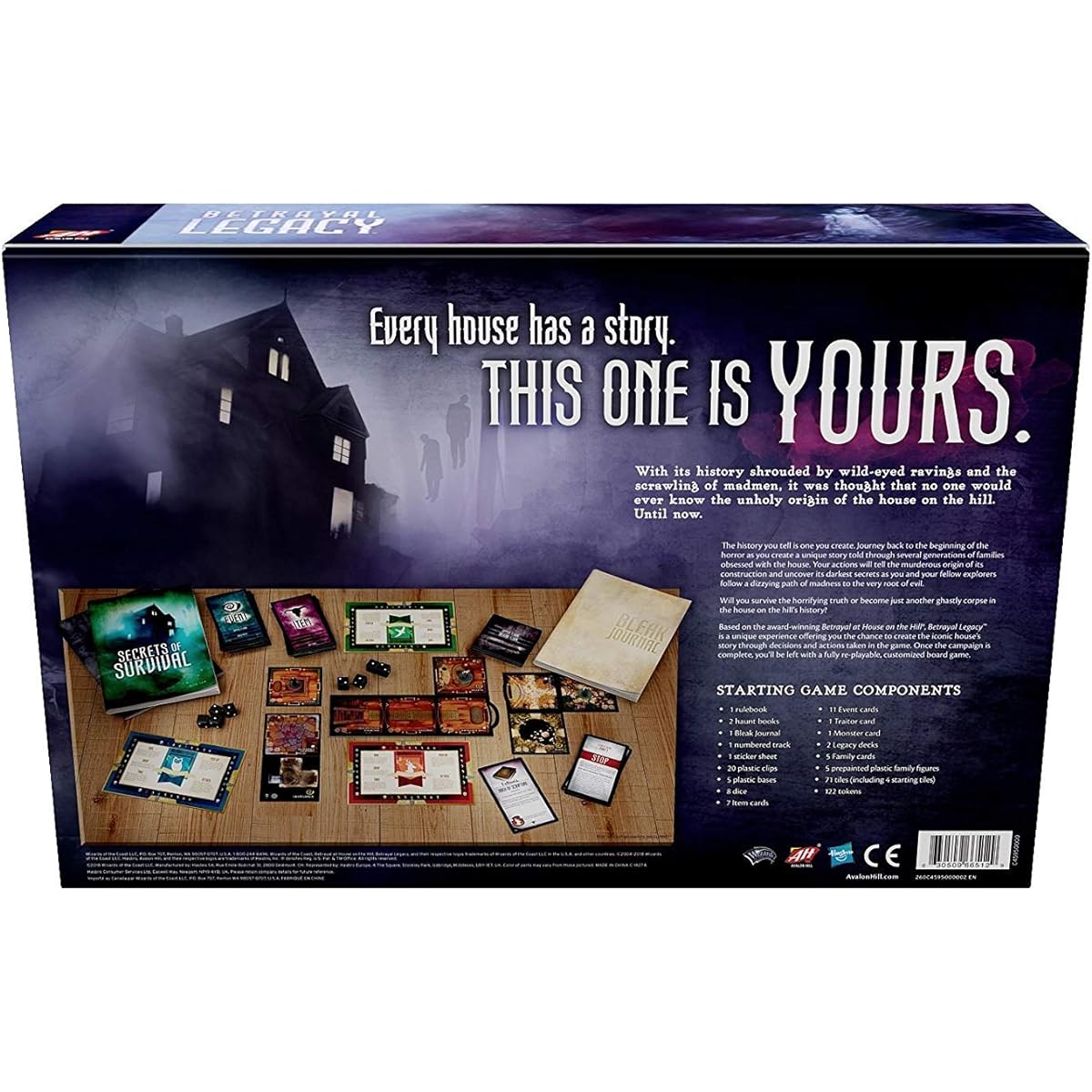 Avalon Hill Betrayal Legacy Board Games