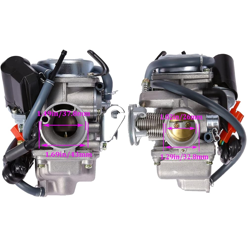 150cc Carburetor + Intake Manifold/Air Filter for GY6 125cc 150cc 152QMI 157QMJ Engine Base ATV Scooter Go Kart.