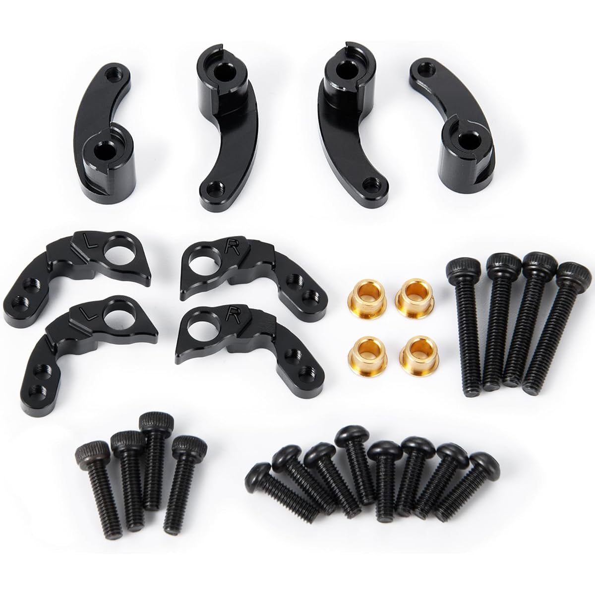 AXspeed Aluminum RC Crawler Shock Flex Blade 1/18 Adjustable Suspension Shock Mount for TRX4-M TRX4M Upgrade