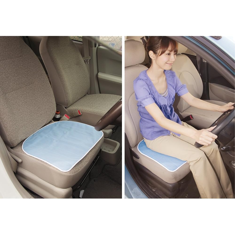 A cool and dry anywhere pad that doubles as a cool steering wheel cover.