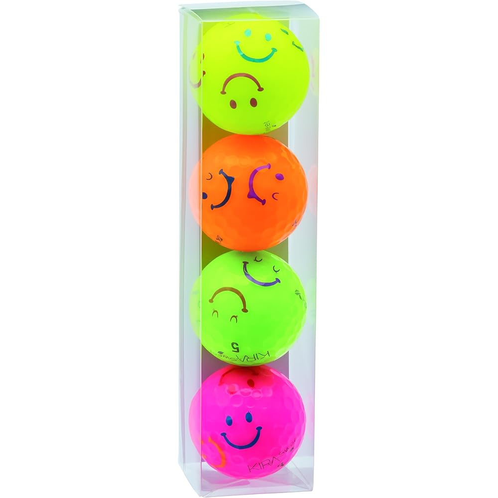 Kasco Golf Balls Women's KIRA SWEET Character Mark 1 Dozen (12 Pieces)