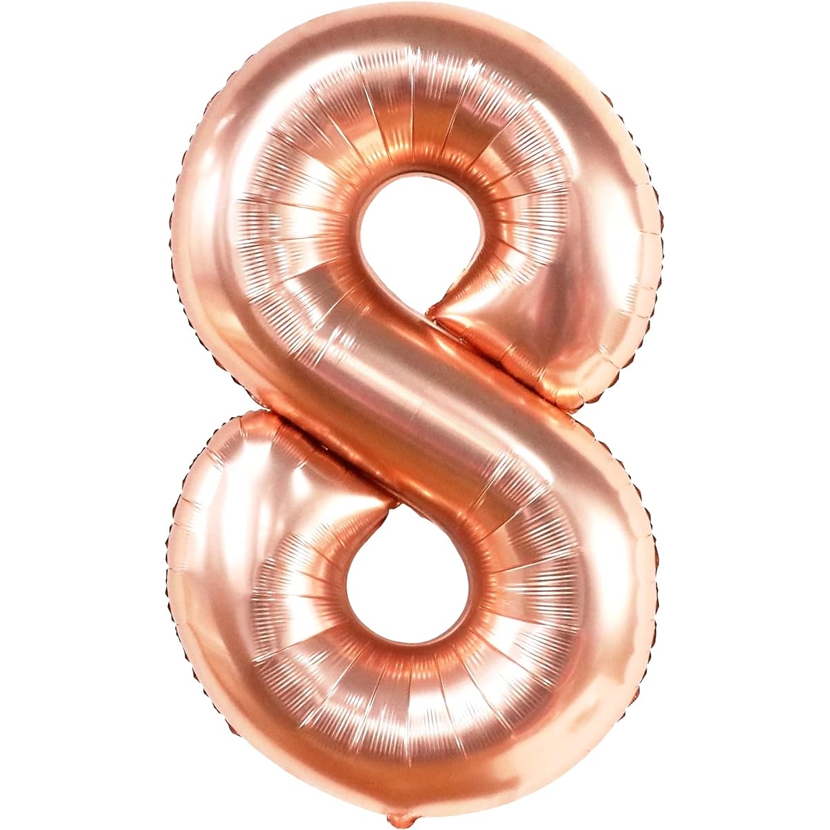 KatchOn Rose Gold 8 Balloons Giant 40 Inch Mylar Eight Balloons | 8th Rose Gold Balloons for Girls 8th Birthday Decorations | Rose Gold Number 8 Balloons | 8th Birthday Party Supplies