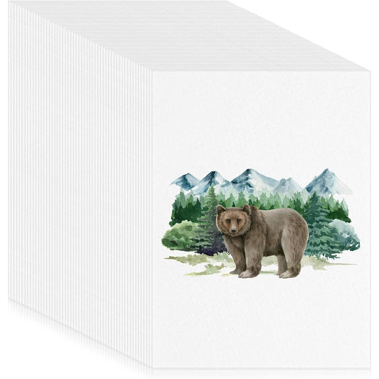 500 Sheets Watercolor Paper White Art Paper 90lb Watercolor Paper Artist Paint Paper Bulk Cold Press Pads for Painting Kids Students Artists Drawing Supplies (6 x 9 inch)