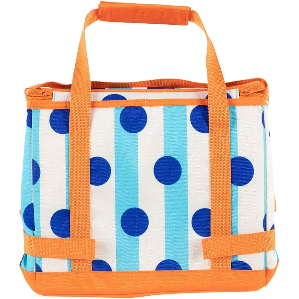 Konan Original Soft Cooler Bag 15L Dot Blue Width 300 x Depth 250 x Height 260mm