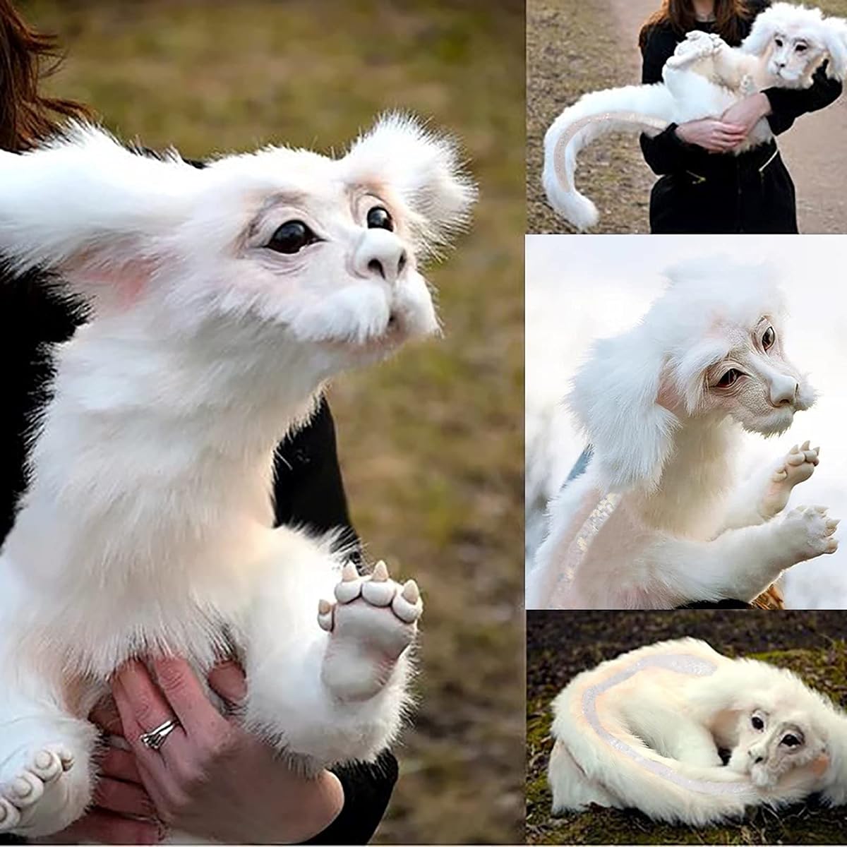 Falkor Lucky Dragon Plush Toy, Lucky Dragon from Neverending Story, Handmade Stuffed Animal, Lucky Dragon Dog Stuffed Animal, Falkor Lucky Dragon Plush Toy, Dragon Figure, Gift for Kids and Adults