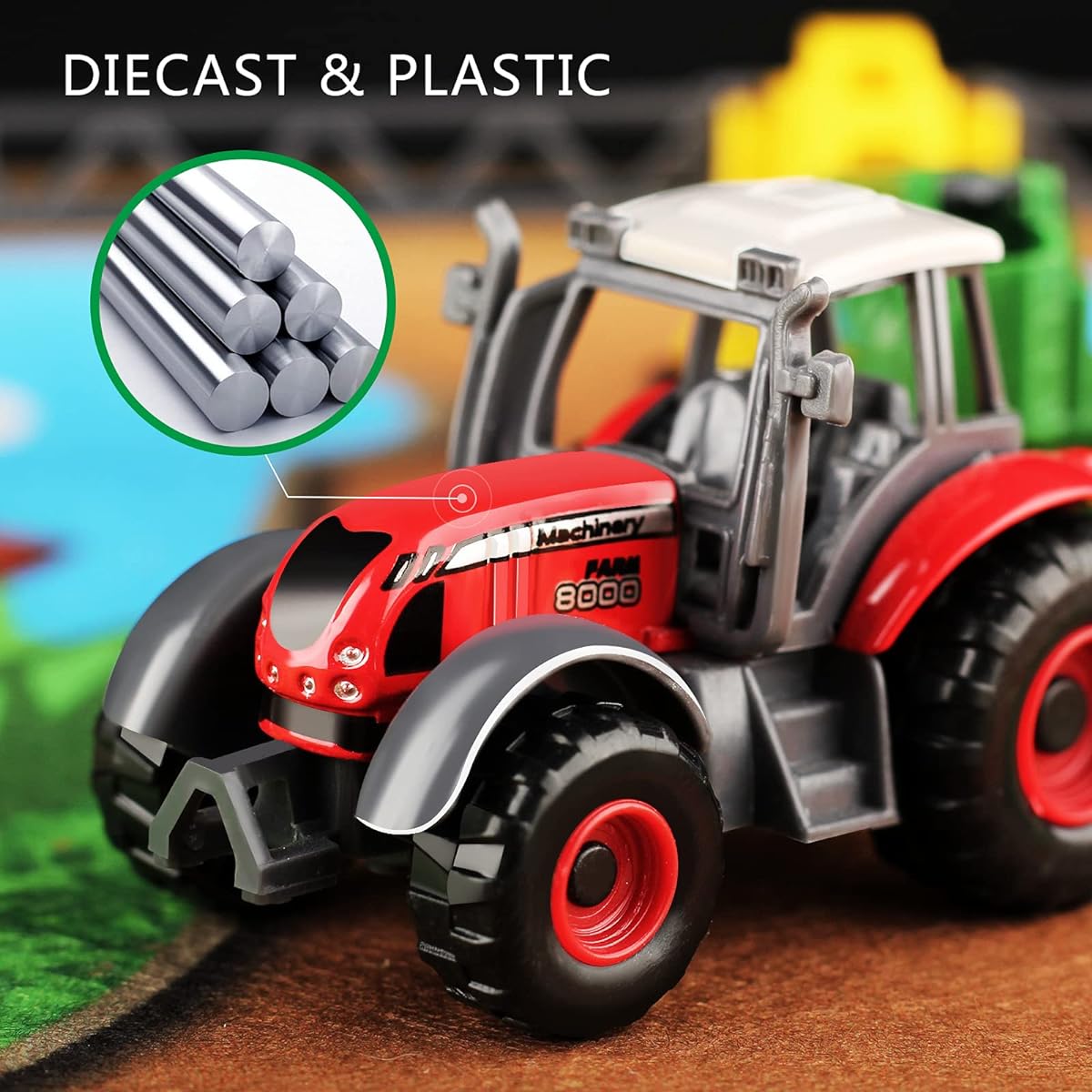 Orient Farm Diecast Tractor Playset Parallel import